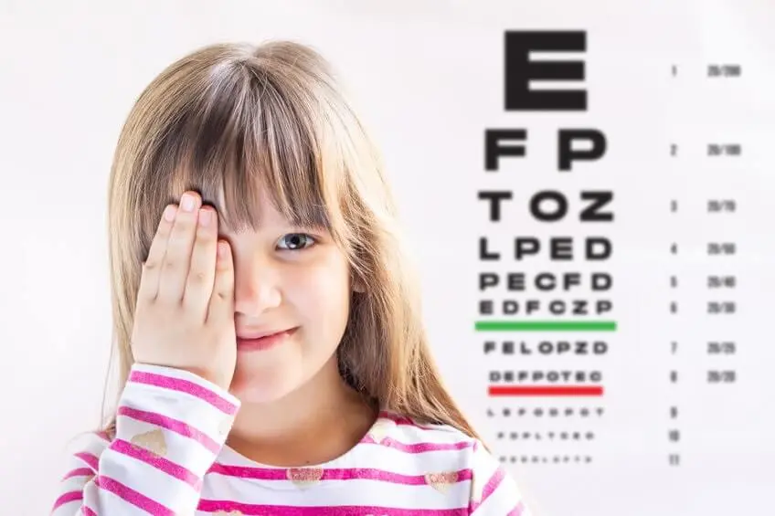 Children's eye check schedule